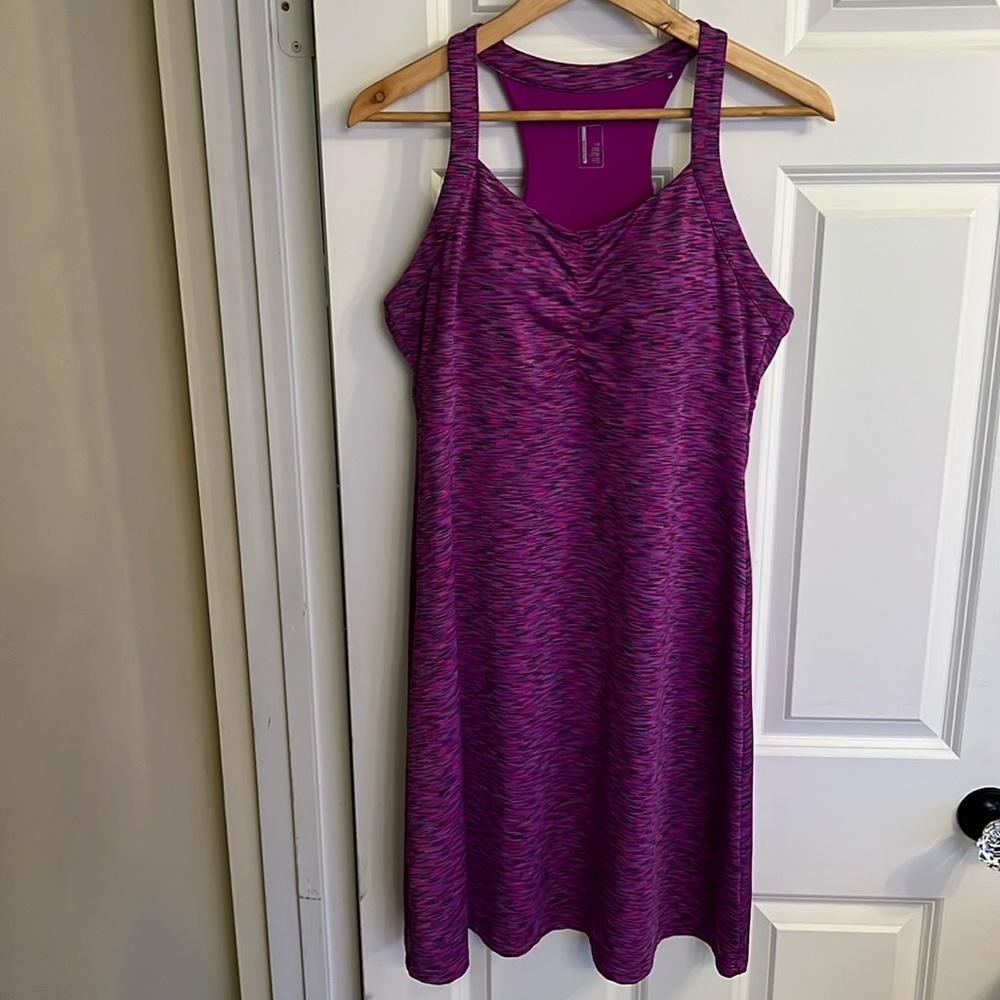 Purple Racer Back Dress - Picture 1 of 12